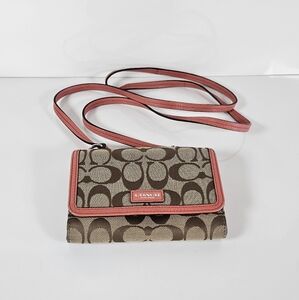 Coach Avery Signature Leather Crossbody